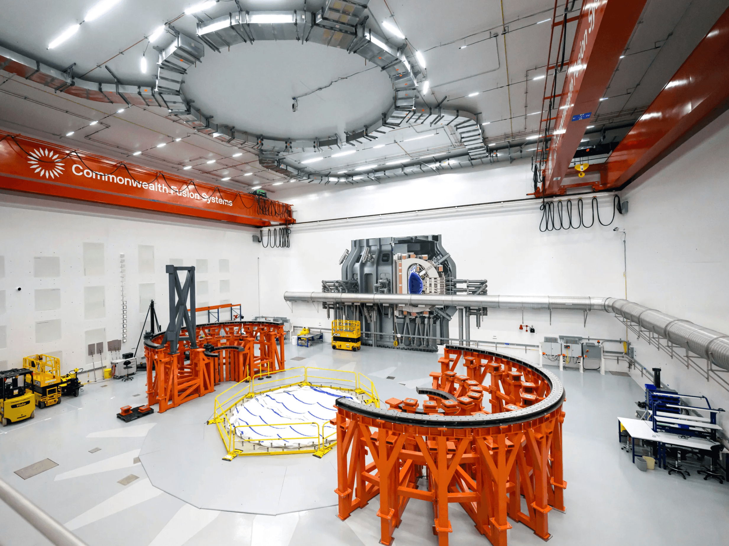An image from CFS's tokamak hall